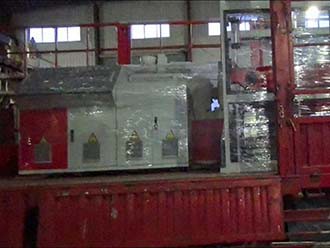 O bucată de echipament a fost încărcată și expediată cu succes